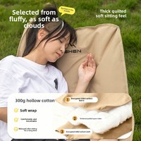 Chaise de jardin pliable et portable en acier carbone avec assise rembourrée en tissu Oxford pour l'extérieur, le camping, la plage et la pêche