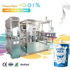 Máquina Envasadora Rotativa Automática para Doypack, Bolsitas de Hongos, Agua, Leche UHT - Product Image 1