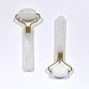 Hot Sale Mini <b>Roller</b> White Jade Facial <b>Massager</b> for Skincare - Product Image 2