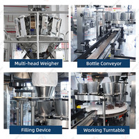 Machine d'embouteillage automatique de nourriture de krill lyophilisée boîtes de conserve bouteille chat chien traiter machine de remplissage de nourriture pour animaux de compagnie