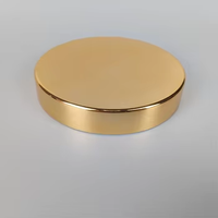 Couvercles à vis dorés de 89 mm 89/400 pour pots cosmétiques