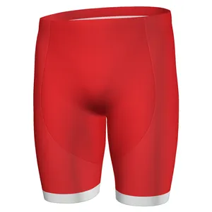 HIRBGOD Mens Red Cycling Shorts Strapless Mountain Bike Pant Value And Comfort Bicycle Shorts With Padding