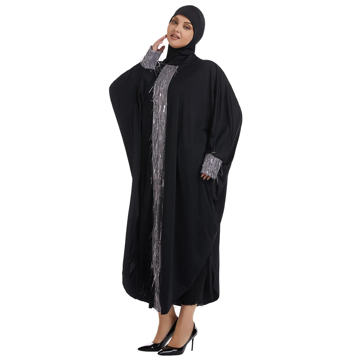 Arabian Nights Kaftan Kleider von White Women Muslim Dress Dubai Islamic Clothing Mouslim