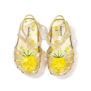 Sandalias de Gladiador de Verano para Niñas, con Cristales y Frutas, Planas, Transpirables, Antideslizantes, de Plástico, Divertidas - Product Image 5