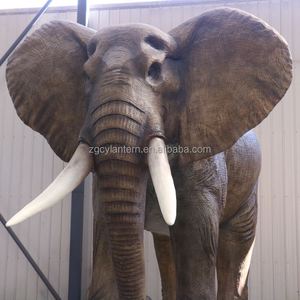 High Quality Lifelike Customizable Real Size Animatronic Elephant for Exhibitions in Variety of Site - Product Image 2