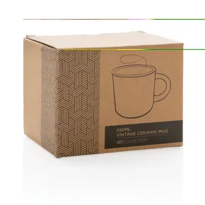 Taza de cerámica vintage de 280 ml, merchandising personalizado - Product Image 6