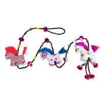 Carillon éolien éléphant Animal en peluche suspendu décoration de la maison salon tenture murale cadeau et artisanat fait à la main