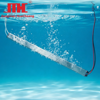 JMHC HCF-36L 36W Driver LED étanche IP67 en aluminium pour extérieur AC100-240V DC3A Sortie unique (Argent/Gris) Certifié CE/RoHS