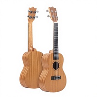 Factory Discount Price on 23 Inches Mahogany Wood Beginner 4Nylon String Guitar Christmas Gift with Musical Instruments