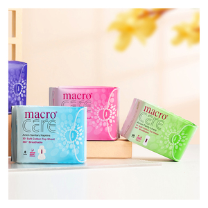 Женские гигиенические прокладки и тампоны: дышащие, хлопковые, с крылышками, размеры Maxi/Super, одноразовые, с анионовым чипом - Product Image 1