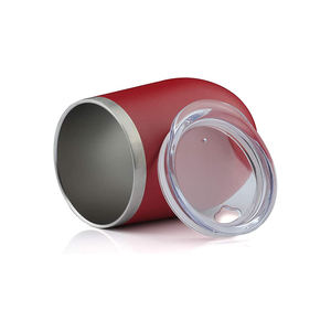 แก้วน้ำสแตนเลสเก็บความเย็น ขนาด 12 ออนซ์ แบบใหม่ ผนังสองชั้นสุญญากาศ ป้องกันการแข็งตัว ใช้ได้กับไวน์ เบียร์ และเครื่องดื่มอื่นๆ  รับผลิตแบบ OEM - Product Image 3