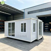 Goeasy Maison Conteneur Modulaire Préfabriquée Ignifuge et Antisismique de 20, 30 et 40 pieds – Hôtel, Cuisine Extérieure, Salon en Acier
