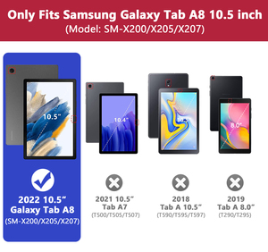 Funda de silicona suave con soporte resistente para niños, funda para tableta para <span class=keywords><strong>Samsung</strong></span> <span class=keywords><strong>Galaxy</strong></span> <span class=keywords><strong>Tab</strong></span> <span class=keywords><strong>A8</strong></span> de 10,5 pulgadas x200 x205 x207 - Product Image 3