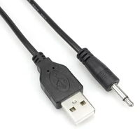 Câble adaptateur audio USB vers 3,5 mm stéréo AUX avec gaine en PVC, prix d'usine, pour voiture, MP3/ordinateur portable