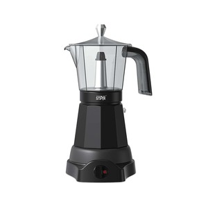 เครื่องชงกาแฟไฟฟ้า Winningstar รุ่น Mocha Pot 6 ถ้วย สีดำ รุ่น ST-6802 - Product Image 5
