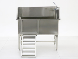Baignoire <span class=keywords><strong>de</strong></span> toilettage professionnelle en acier inoxydable à <span class=keywords><strong>prix</strong></span> abordable avec rampe, échelle et douche pour station <span class=keywords><strong>de</strong></span> toilettage canin, évier <span class=keywords><strong>de</strong></span> lavage pour animaux - Product Image 6