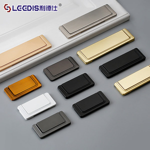 Lideshi Concealed Cabinet Handle Rectangle Die Casting Easy Installation For Furniture Drawer Door - Product Image 1