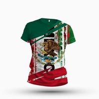 Camiseta de Fútbol Personalizada con la Bandera Nacional para el Día del Partido de Fútbol 2026, de Manga Corta, Cómoda y Transpirable, Gran Venta