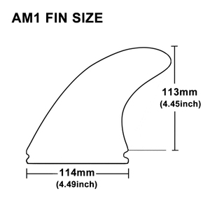 Aletas de <span class=keywords><strong>Surf</strong></span> Double Tabs 2, Aletas Laterales <span class=keywords><strong>Twin</strong></span> Tabs II de Fibra de Vidrio, Núcleo Grande de Panal, Tamaño AM, Juego de Tres Aletas - Product Image 6
