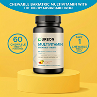Tablet Kunyah Multivitamin Dengan Vitamin A, C, D, E, B6, B12, Tiamin, Riboflavin, Niacin, Biotin, Asam Pantotenat, Magnesium & Seng