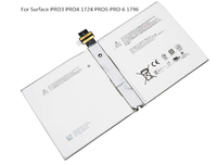 Baterai OEM G3HTA027H, untuk Surface Pro 4 1724 PRO 4 PRO4 1724 PRO 1796 Laptop 7.5V 5087MAh 38.2W