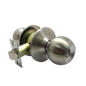 Durable Waterproof Residential Stainless Steel Double Entrance Cylindrical Tubular Deadbolt <strong>Door</strong> <strong>Knob</strong> Lock Handle Set Key Locks - Product Image 5