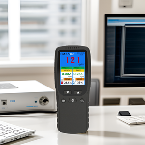 <span class=keywords><strong>Testeur</strong></span> de particules multifonctionnel 8 en 1 Moniteur de qualité de l'air intérieur Support de l'enregistrement des données Rechargeable Garantie 1 an - Product Image 5