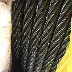 Câble d'élévation en acier pour ascenseur à faible hauteur Tensile 8*19s 8X19s-NFC D11mm 1370/1770MPa - Product Image 1