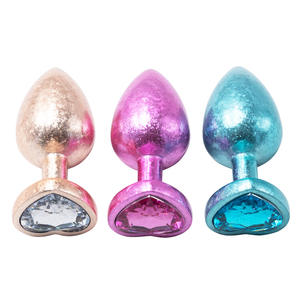 Ensemble de 3 bouchons anaux en alliage d'aluminium de grande taille pour homme/femme/homosexualité, jouets sexuels anaux en gros - Product Image 3