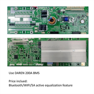 Boîtier de batterie LiFePO4 Docan amélioré, empilable, 16S 48V 51.2V, kit DIY, modèle compact, nouveau <span class=keywords><strong>Daren</strong></span> 200A BMS 51.2V - Product Image 6