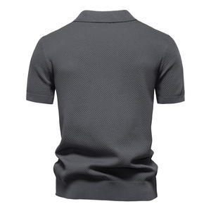 2025 Sommer Hochwertige europäische Größe Ananas Muster Polo <span class=keywords><strong>Shirt</strong></span> Herren Business Möwe Kragen Herren Kurzarm Pullover Polo - Product Image 2