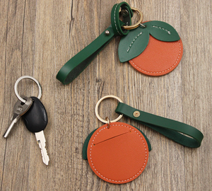 Llavero de Cuero PU con Forma de Limón para Mujer, Pequeño y Fresco, Colgante para Bolso - Product Image 3