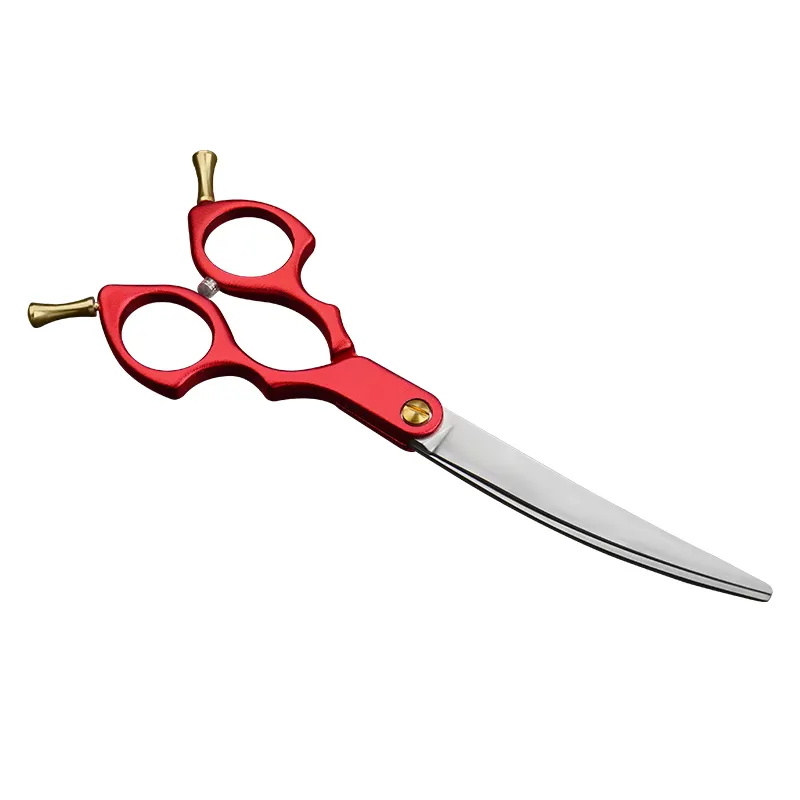 Pet Supplies Seis Cores de Aço Inoxidável Pet Scissors Beleza Pet e Cabelo Scissors cão e gato grooming scissors