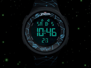 Montre de sport numérique Spiderman avec affichage lumineux LED, alarme, étanche, pour homme, de la marque originale Disney <span class=keywords><strong>Marvel</strong></span> Avenger Comic - Product Image 3