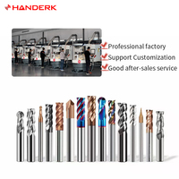 HANDERK Custom Hrc60 Fresa de metal Carburo de tungsteno Juego de fresas cuadradas de 4 flautas para máquinas herramienta CNC
