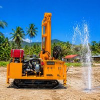Machine de forage de puits d'eau 300M fabriquée en Chine, équipement de forage de puits d'eau portable, machine de forage de puits d'eau CE ISO9001