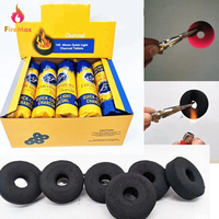 Charbon à encens rond FireMax, allumage à un trou, charbon à chicha fabriqué à la machine, allumage rapide