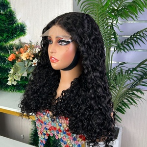 Factory Price SDD 5x5 Lace Water Wave <b>Wig</b> Natural Wave Virgin PrePlucked Glueless <b>Wig</b> Frontal <b>Human</b> Hair <b>Wig</b> - Product Image 4