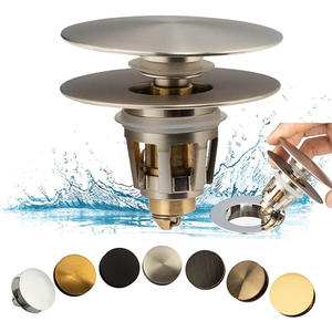 Bouchon de fuite pour <span class=keywords><strong>lavabo</strong></span> Type de presse Filtre de douche pour évier Filtre de vidange pop-up Noyau de rebond universel - Product Image 1
