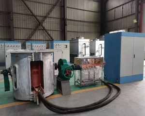 Equipo de Fundición de Plomo de 1 Tonelada, Horno de Inducción Eléctrico para Reciclaje de Chatarra de Hierro Fundido y Baterías de Aluminio - Product Image 3