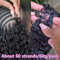 Extensions de cheveux humains 100% naturels vietnamiens pour tresses bohèmes, pré-bouclées, bouclées birmanes, nœuds miracle, cheveux humains au crochet effet plume