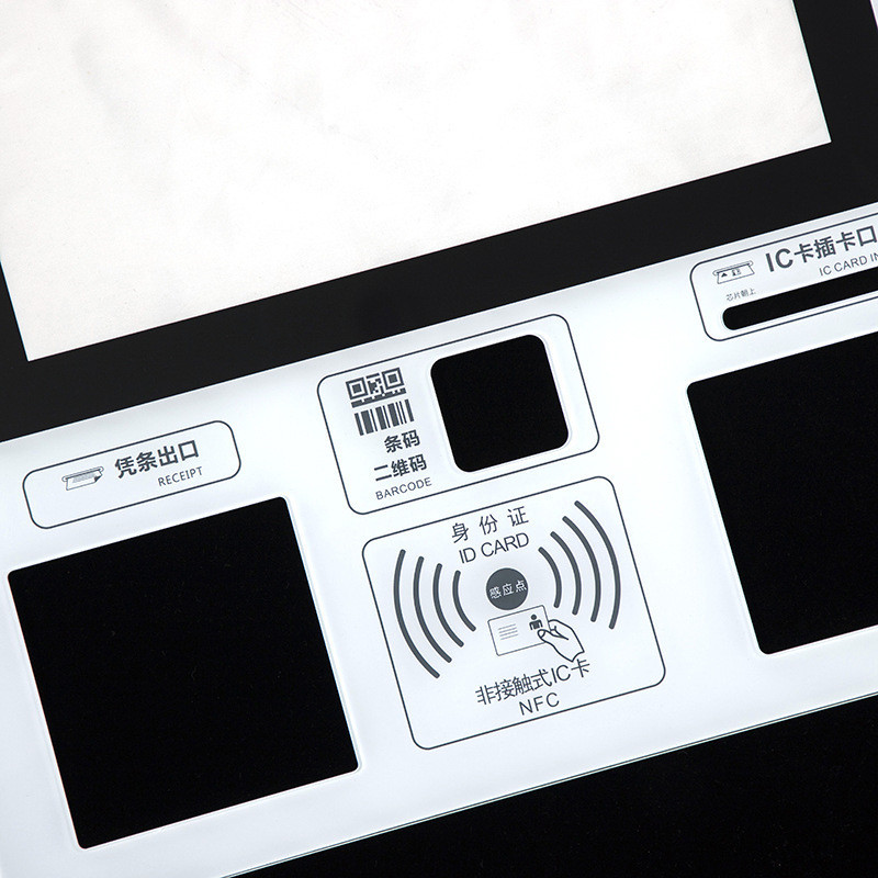 Customized White Electronic Tempered Glass Panel