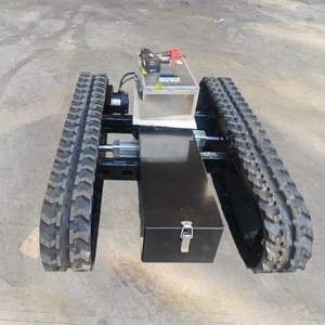 Châssis <span class=keywords><strong>de</strong></span> robot électrique télécommandé personnalisé, châssis à chenilles évolutif, moteur brushless 600W, châssis à chenilles robuste - Product Image 1