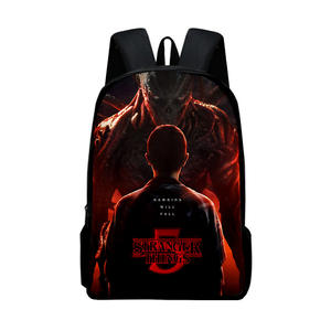 3D Cross-border New Strange Story Season 5 untuk Ransel Pelajar Berlapis Ganda dari Bahan Polyester Tahan Aus - Product Image 1