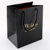 Sac en papier kraft avec logo personnalisé avec poignée pour les achats de luxe de gâteaux sac en papier à emporter avec impression de logo personnalisé