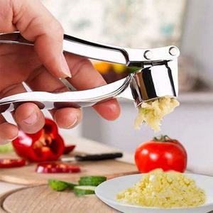 New Manual Zinc Alloy Garlic Press Tool Multifunctional Easily Stainless Steel Hand Ginger <b>Chopper</b> Crusher Mincer <b>for</b> Kitchen - Product Image 4