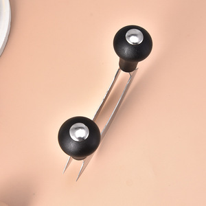 Stainless Steel Double <b>Sided</b> Knife Curved Blade Multi Functional Vegetable <b>Cutter</b> For Onion Herb Nougat Slicing Kitchen Gadget - Product Image 5