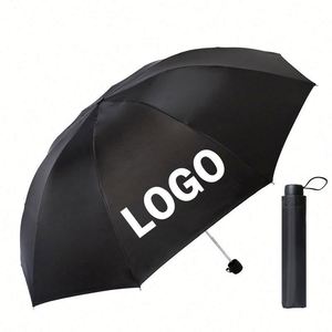 Design Customizable Automatic Folding <b>Umbrella</b> with UV Protection Sunscreen for Business Gifts Manual Control Logo Printed - Product Image 1