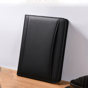 Tablet A4 <span class=keywords><strong>A3</strong></span> Kích thước giấy PU da danh mục đầu tư thư mục tập tin với dây kéo ngân hàng điện - Product Image 4