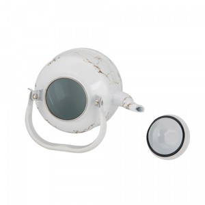 Ấm trà men sứ cổ điển Trung Đông, tay cầm thép không gỉ, đánh bóng gương, logo tùy chỉnh, nhiều kích cỡ - Product Image 2